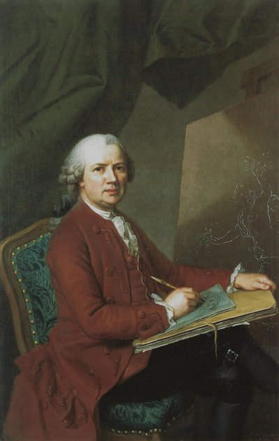 Self-portrait by Emanuel Handmann